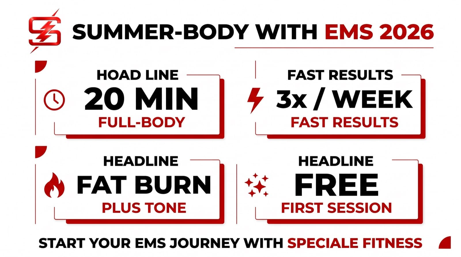 How to Get Summer-Body Ready with EMS in 2026 — Speciale Fitness infographic